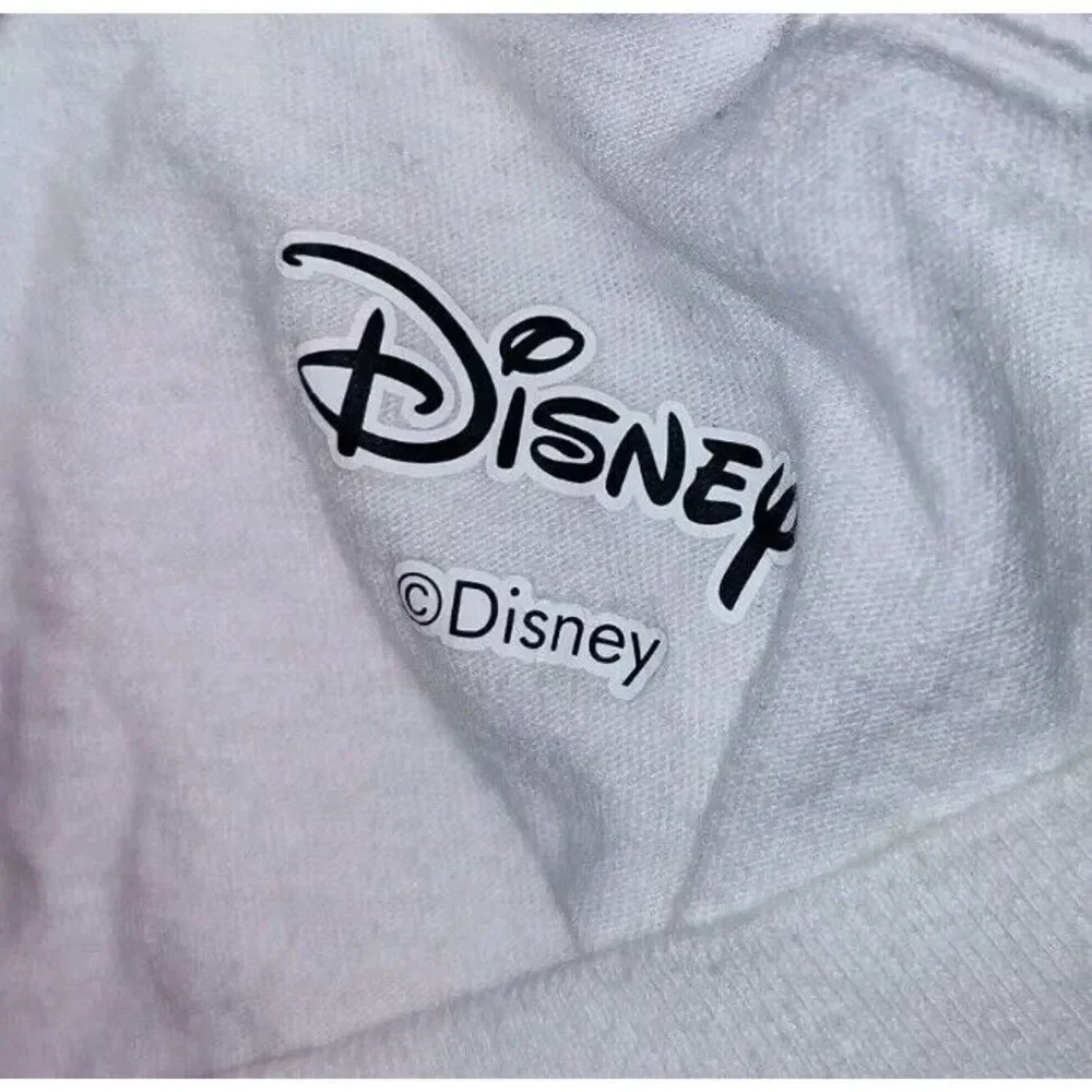 Disney Pink Palm Tree Mickey Mouse Sunglasses Miami Vice Men T-Shirt Large White